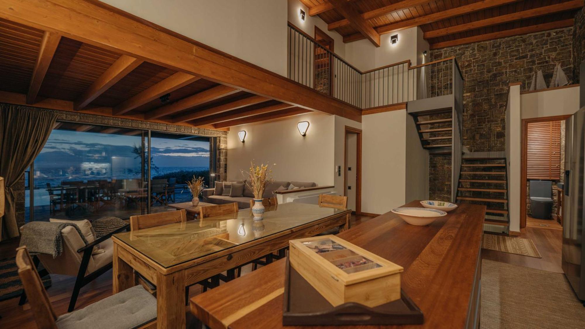 Real Life Homes Luxurious Seafront Villas Each With Their Own Private Pools Korakochori ภายนอก รูปภาพ